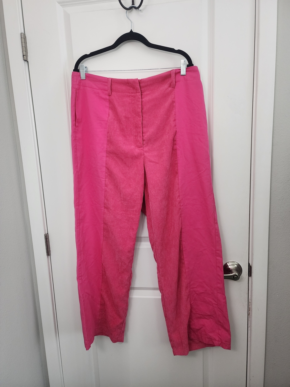 5/$30 SHEIN Hot Pink Wide-Leg Pants